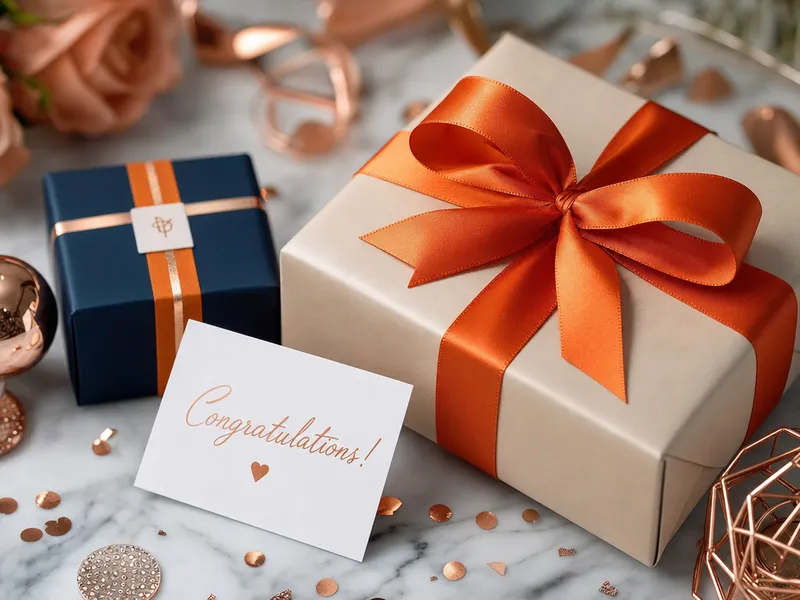 Des paquets cadeaux emballés et enrubannés